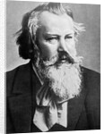 Johannes Brahms, 1879 by Austrian Photographer