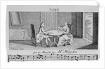Illustration to Sheet Music by Joseph Haydn by English School