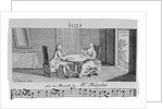 Illustration to Sheet Music by Joseph Haydn by English School