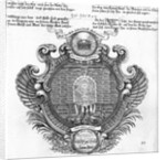 Pictorial representation of Saint Paul's Epistle to the Ephesians 2. 19-22 by German School