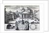 Piazza della Rotonda with a view of the Pantheon by Domenico de' Rossi