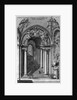 View of the staircase in the Scala Regia, Vatican, Rome by Filippo Bonanni