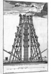 Erecting the Ancient Egyptian Obelisk in St. Peter's Square by Carlo (after) Fontana