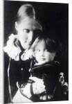Virginia Woolf, with her mother Julia, 1884 by English Photographer