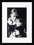 Virginia Woolf, with her mother Julia, 1884 by English Photographer