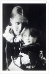Virginia Woolf, with her mother Julia, 1884 by English Photographer