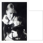 Virginia Woolf, with her mother Julia, 1884 by English Photographer