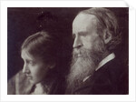 Virginia Woolf and her father Sir Leslie Stephen, c.1903 by English Photographer