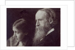 Virginia Woolf and her father Sir Leslie Stephen, c.1903 by English Photographer