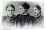 Vanessa Stephen, Stella Duckworth and Virginia Stephen c.1896 by English Photographer