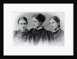 Vanessa Stephen, Stella Duckworth and Virginia Stephen c.1896 by English Photographer