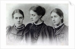 Vanessa Stephen, Stella Duckworth and Virginia Stephen c.1896 by English Photographer
