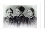 Vanessa Stephen, Stella Duckworth and Virginia Stephen c.1896 by English Photographer