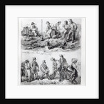 Workmen near the New Post Office in The City, London, 1828 by George the Elder Scharf