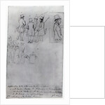 Builders and Surveyors at the rebuilding of the British Museum, 1844 by George the Elder Scharf