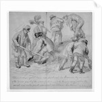 The introduction of split cane brooms for London street sweepers, 1840 by George the Elder Scharf