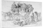 A West Country Mail Coach leaving Piccadilly, 1829 by George the Elder Scharf