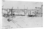Sketch of London Bridge, 1860 by George the Elder Scharf