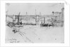 Sketch of London Bridge, 1860 by George the Elder Scharf