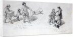 Street Performers, c.1839-43 by George the Elder Scharf