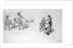 Street Performers, c.1839-43 by George the Elder Scharf