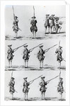 Instructions for a Bayonet Drill, 1794 by English School