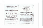 Pamphlets showing both sides of the Anglo-Scottish union debate, 1707 by English School