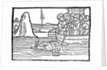 Illustration from 'The Voyage of St. Brendan' by German School