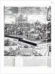 A Section of a Map of Milan, 1640 by Giovanni Battista Bonacina