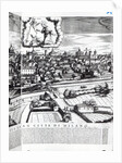 A Section of a Map of Milan, 1640 by Giovanni Battista Bonacina
