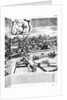 A Section of a Map of Milan, 1640 by Giovanni Battista Bonacina