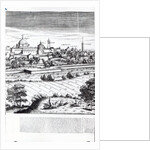 A Section of a Map of Milan, 1640 by Giovanni Battista Bonacina