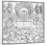 A Scene from the Decameron, by Giovanni Boccaccio, c.1492 by Italian School