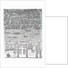Plan of London, c.1560-70 by Ralph Agas