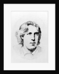 Portrait of Oscar Wilde by French School