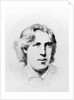 Portrait of Oscar Wilde by French School