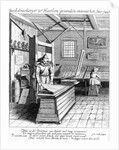 The Bindery of Laurens Janszoon Koster by Pieter Jansz (after) Saenredam