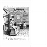 The Bindery of Laurens Janszoon Koster by Pieter Jansz (after) Saenredam