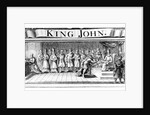 King John surrenders his crown to Pandulph Masca, Papal Legate, at Dover in May, 1213 by English School
