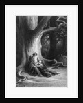 The Enchanter Merlin and the Fairy Vivien in the forest of Broceliande by Gustave (after) Dore