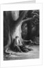 The Enchanter Merlin and the Fairy Vivien in the forest of Broceliande by Gustave (after) Dore