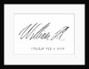 Signature of William III of England by English School
