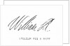 Signature of William III of England by English School