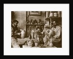 The Martin brothers in the studio at the Southall Pottery by English Photographer