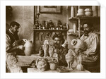 The Martin brothers in the studio at the Southall Pottery by English Photographer