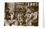 The Martin brothers in the studio at the Southall Pottery by English Photographer