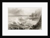 The Giant's Causeway from above, County Antrim, Northern Ireland by William Henry (after) Bartlett