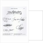 Signatures of 16th and 17th century Scottish clergy and aristocracy by Anonymous