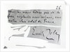Signature of Emile Zola by Anonymous