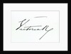 Signature of Queen Victoria (pen and ink on paper by Anonymous